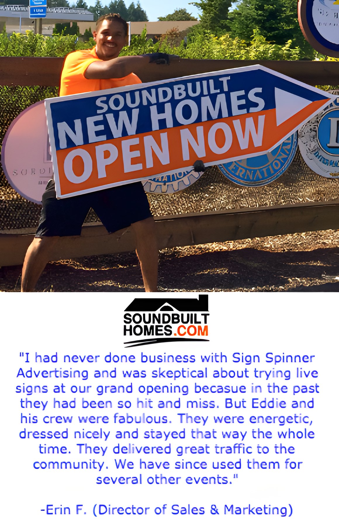 Client testimonial letter from Soundbuilt Homes — Seattle & Tacoma, WA